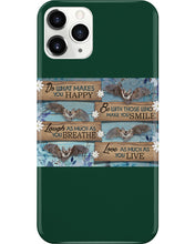 Load image into Gallery viewer, Do What Makes You Happy With Bats Gift For Girls Phone case