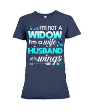 Load image into Gallery viewer, I'm A Wife Husband With Wings Trending Ladies Tee