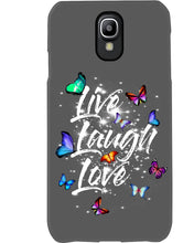 Load image into Gallery viewer, Butterfly Live Laugh Love Gift For Lover Phone case