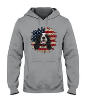 Load image into Gallery viewer, English Cocker Spaniel US Sunflower Gift For Dog Lovers Hoodie