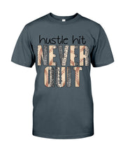 Load image into Gallery viewer, Baseball Hustle Hit Never Quit Gift For Lovers Guys Tee