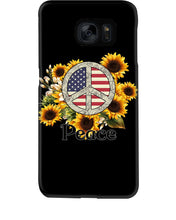 Load image into Gallery viewer, Peace Sign Sunflower Birthday Gift For Girls Phone case
