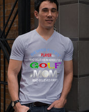Load image into Gallery viewer, Golf Who Believes In Herself Gift For Sport Lovers Guys V-Neck