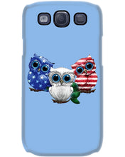 Load image into Gallery viewer, Lovely Phone Case Three Owl With US Flag Gift For Owl Lovers Phone case