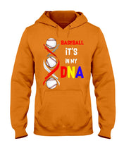 Load image into Gallery viewer, Baseball Be My DNA Gift For Sport Lovers Hoodie