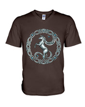 Load image into Gallery viewer, Black Phone Case Hore Celtic Gift For Horse Lovers Guys V-Neck