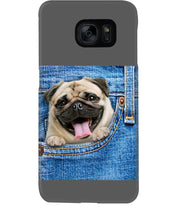 Load image into Gallery viewer, baby Pug In Denim Pocket Gift For Dog Lovers Phone case