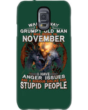 Load image into Gallery viewer, Walk Away I Am A Grumpy Old Man Who Was Born In November Birthday Gift Phone case