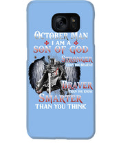 Load image into Gallery viewer, October Man Son Of God Birthday Meaningful Gift For Men Phone case