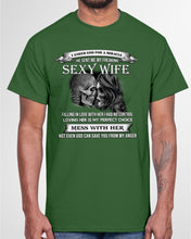Load image into Gallery viewer, Shes Stubborn Messy And A Brat At Times Black Gift For Husband Guys Tee