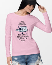 Load image into Gallery viewer, Dutch Survived The Great Toilet Paper Crisis Of 2020 For Personalized Nation Gift Unisex Long Sleeve