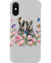 Load image into Gallery viewer, Australian Cattle Dog Butterflies Peony Gift For Dog Lovers Phone case