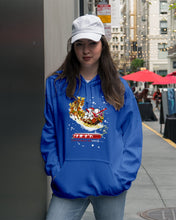 Load image into Gallery viewer, Baseball Xmas Sleigh Loading Gift For Baseball Lovers Hoodie