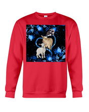 Load image into Gallery viewer, Lovely Phone Case Twinkling Blue Heart Gift For Goat Lovers Sweatshirt