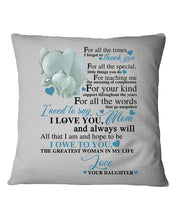 Load image into Gallery viewer, Gift For Abuelo I Love You And Always Will Custom Design Pillow Cover