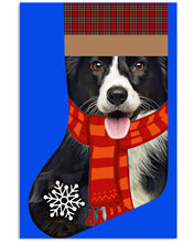 Load image into Gallery viewer, Santa Border Collie In Stock Gift For Dog Lovers Vertical Poster