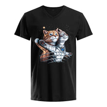 Load image into Gallery viewer, Vintage Funny Cat Love Trending Gift For Cat Lovers Guys V-Neck