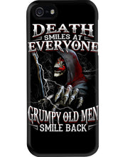 Load image into Gallery viewer, Death Smiles At Everyone Grumpy Old Men Smile Back Gift For Men Phone case