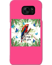 Load image into Gallery viewer, Scarlet Macaw With Butterflies I Am Always With You Gift For Lover Phone case