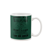 Load image into Gallery viewer, A Spoiled Wife Of An October Grumpy Old Man Birthday Meaningful Gift Mug