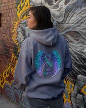 Load image into Gallery viewer, You Matter Ribbon Awareness With Angel Wings Hoodie