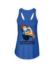 Load image into Gallery viewer, Seamstress What's Your Superpower Special Custom Design Ladies Flowy Tank