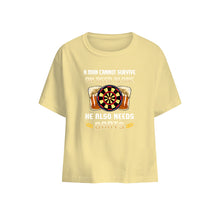 Load image into Gallery viewer, A Man Cannot Survive On Beer Alone He Also Needs Darts Trending Baby Onesie
