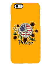 Load image into Gallery viewer, Peace Sign Sunflower Birthday Gift For Girls Phone case