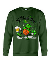 Load image into Gallery viewer, Basketball Saint Patrick's Day Gift For Basketball Lovers Sweatshirt