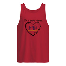 Load image into Gallery viewer, Sewing I'm A Simple Woman Gift For Women Unisex Tank Top