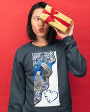 Load image into Gallery viewer, Magical Gray Couple African Parrot Gift For Bird Lovers Sweatshirt