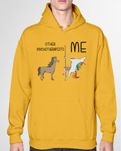 Load image into Gallery viewer, Funny Difference Between Me And Other Psychotherapists Unicorn And Horse Hoodie