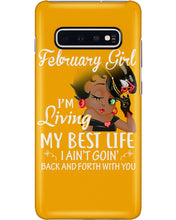 Load image into Gallery viewer, Betty Boop February Girl Living My Best Life Birthday Meaningful Gift Phone case