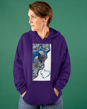 Load image into Gallery viewer, Magical Gray Couple African Parrot Gift For Bird Lovers Hoodie