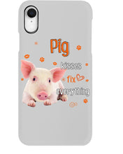 Load image into Gallery viewer, Pig Kisses Fix Everything Gift For Pig Lovers Phone case