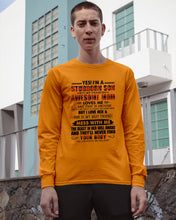 Load image into Gallery viewer, A Stubborn Son Of A Freaking Awesome Mom I Love Her Gift For Mama Unisex Long Sleeve