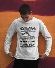 Load image into Gallery viewer, I'm A Spolied Husband But Not Yours - Awesome Wife Was Born In February Unisex Long Sleeve