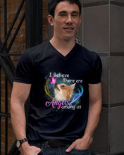Load image into Gallery viewer, I Believe There Are Angels Among Us Gift For Chihuahua Lovers Guys V-Neck