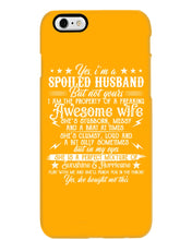 Load image into Gallery viewer, Shes Stubborn Messy And A Brat At Times Black Gift For Husband Phone case