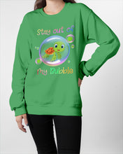 Load image into Gallery viewer, Vintage Funny Stay Out Of My Bubble Gift For Turtle Lovers Sweatshirt