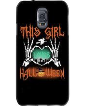 Load image into Gallery viewer, This Girl Loves Halloween Gift For Girls Phone case