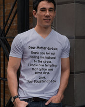 Load image into Gallery viewer, Daughter In Law Gift For Mother In Law I Know How Tempting That Option Was Some Days Guys V-Neck