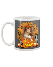 Load image into Gallery viewer, Chihuahua Book Pumpkin Halloween Gift For Dog Lovers Mug