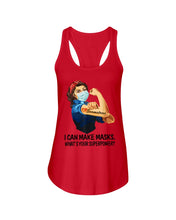 Load image into Gallery viewer, Seamstress What's Your Superpower Special Custom Design Ladies Flowy Tank