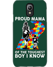 Load image into Gallery viewer, Proud Mama Of The Touchest Boy I Know Autism's Day Gift Phone case
