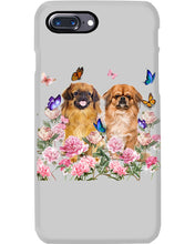 Load image into Gallery viewer, Pekingese With Peonies Gift For Dog Lovers Phone case