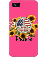 Load image into Gallery viewer, Peace Sign Sunflower Birthday Gift For Girls Phone case