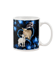 Load image into Gallery viewer, Lovely Phone Case Twinkling Blue Heart Gift For Goat Lovers Mug