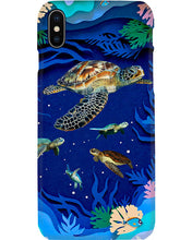 Load image into Gallery viewer, Turtles Love Sea Gift For Turtle Lovers Phone case