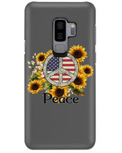 Load image into Gallery viewer, Peace Sign Sunflower Birthday Gift For Girls Phone case